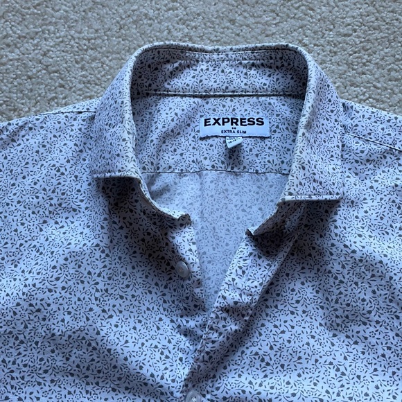 Express Shirts Mens Express Extra Slim Button Down Shirt Poshmark